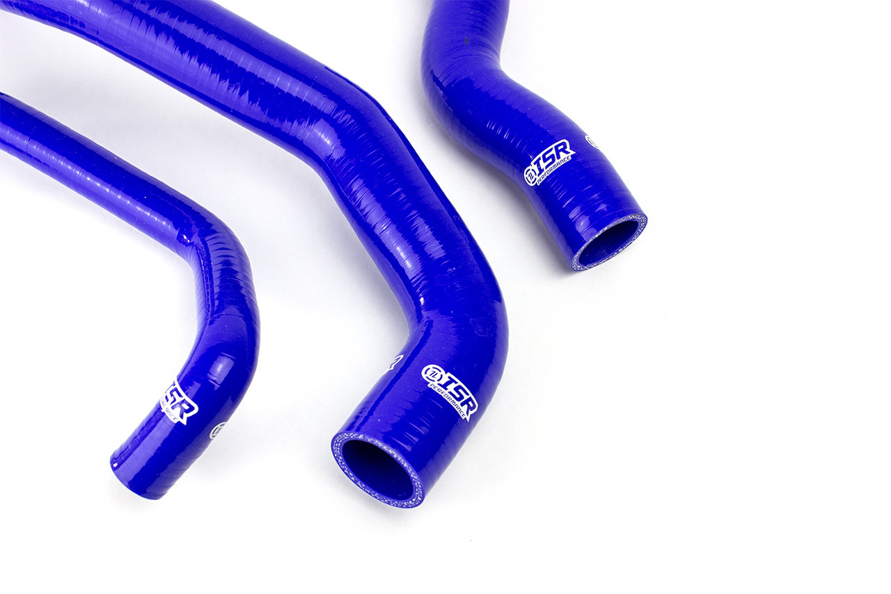 ISR Performance Silicone Radiator Hose Kit Nissan 350z 2003-2006 - Blue - Image 2