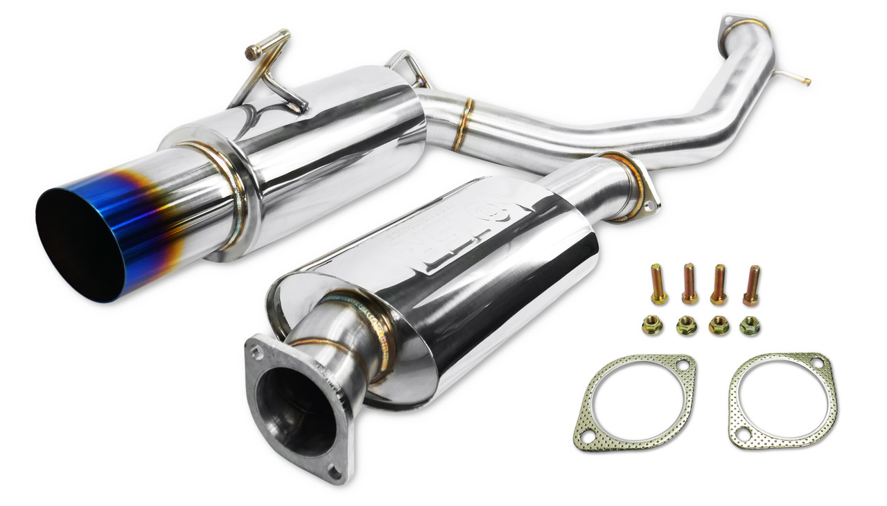 ISR Performance Single GT Exhaust With Burnt Tip - Nissan 370Z