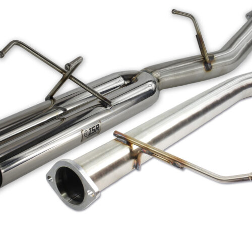 ISR Performance EP (Straight Pipes) Dual Tip Exhaust - Nissan 240sx 89-94 (S13) - 3"