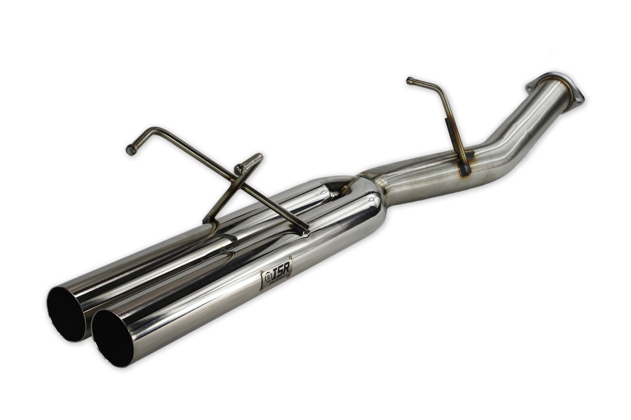 ISR Performance EP (Straight Pipes) Dual Tip Exhaust - Nissan 240sx 89-94 (S13) - 3" - Image 2