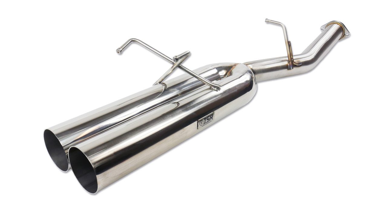 ISR Performance EP (Straight Pipes) Dual Tip Exhaust - Nissan 240sx 89-94 (S13) - 4" - Image 2