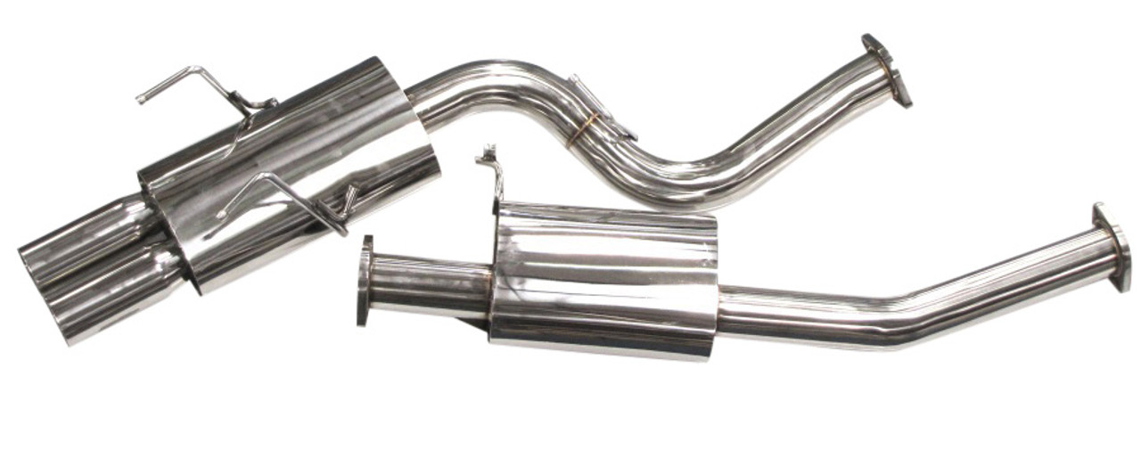 ISR Performance MB SE Type -E Dual Tip Exhaust Nissan 240sx 89-94 S13 - Image 5