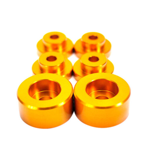 Alternative view of ISR Performance Solid Differential Mount Bushings - S14/S15 - Gold