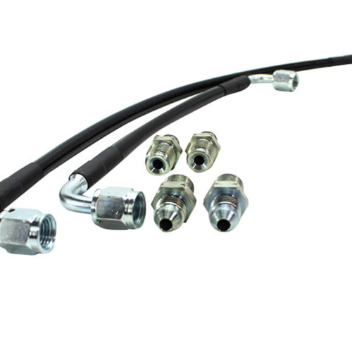 Alternative view of ISR Performance Stainless Steel Power Steering Rack Lines Nissan 180sx Silvia S13/S14 RHD