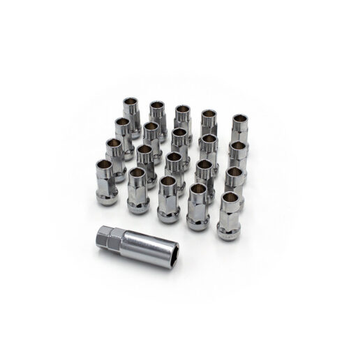ISR Performance Steel 50mm Open Ended Lug Nuts M12x1.50 - Silver