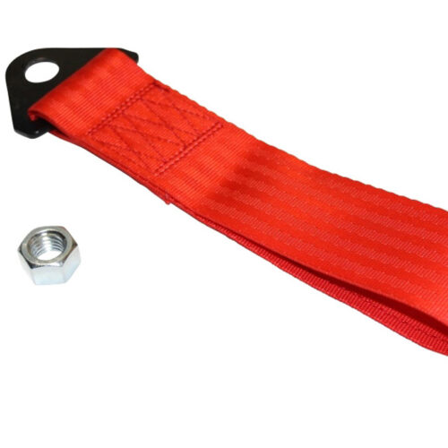 Alternative view of ISR Performance Universal Racing Tow Strap - Red